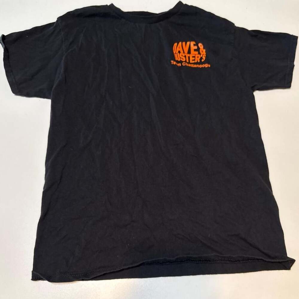 Dave & Buster's Team Chattanooga T-Shirt Medium Black Logo